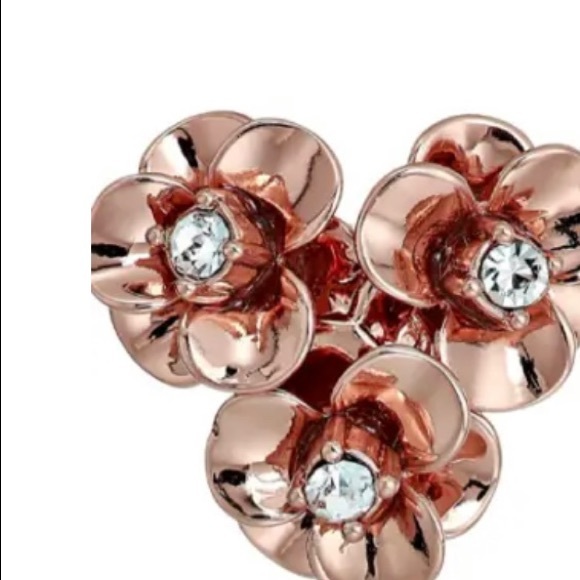 Kate Spade flower earrings, NWT - Picture 7 of 9